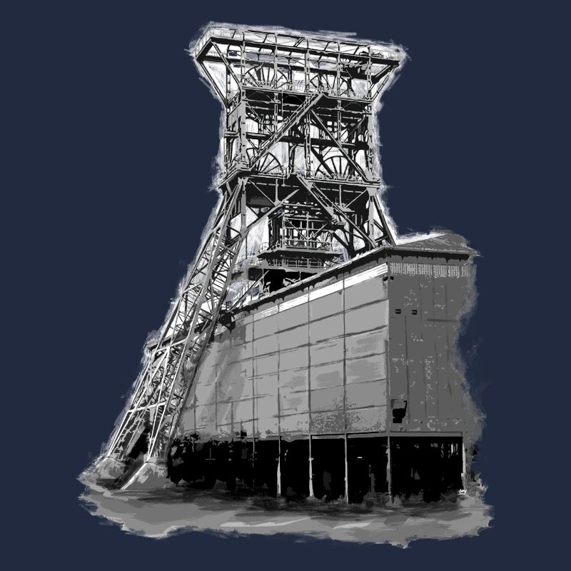 Puits de consolidation de la mine de Gelsenkirchen 9
