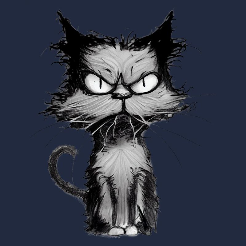 kleiner grumpy Kater