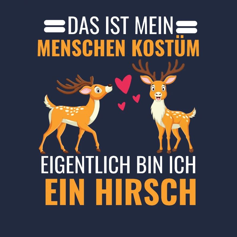 Hirsch Kostüm Waldbewohner Geschenk Wald Hirsch