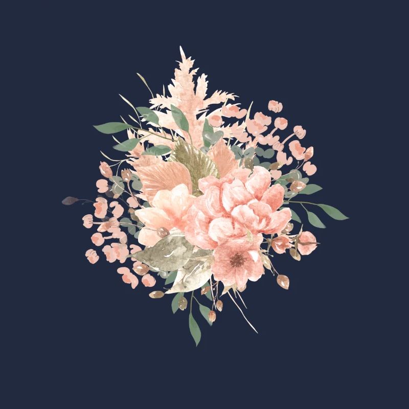 Floral boho style