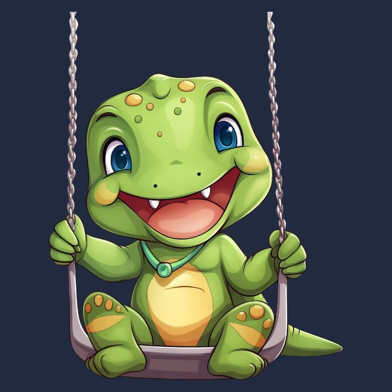 Dino T-Rex Rocks, Kawaii Design