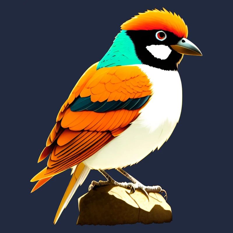 Bunter Vogel