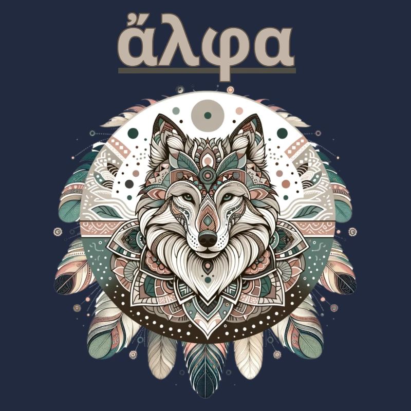 Alpha Wolve - Conception de mandala bohème