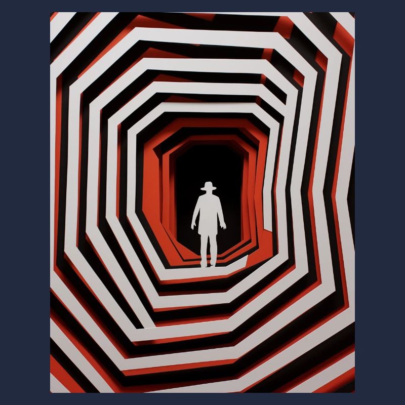 Scherenschnitt Schwindel