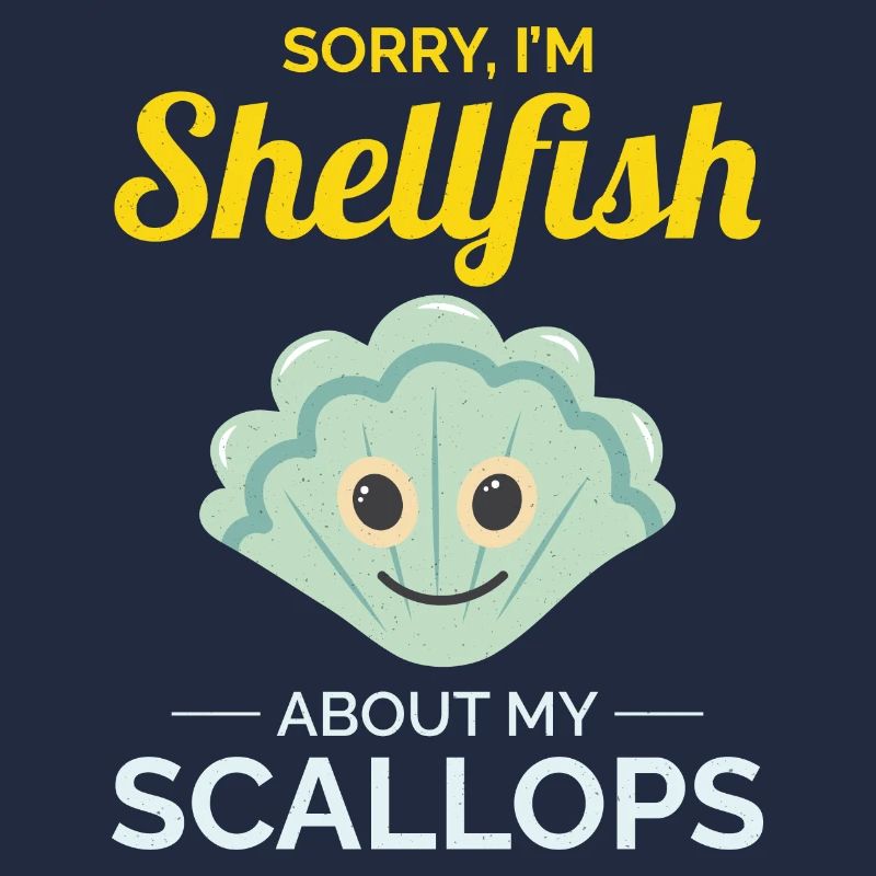 Scallop Seashells Collector Beachcomber Shellfish