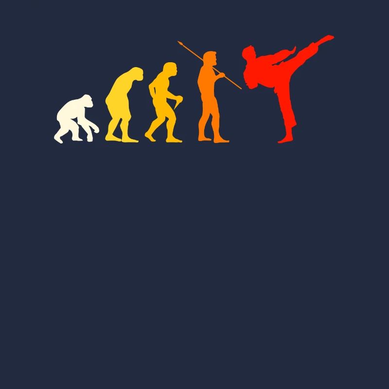 Karate Evolution T-Shirt Geschenk Judo