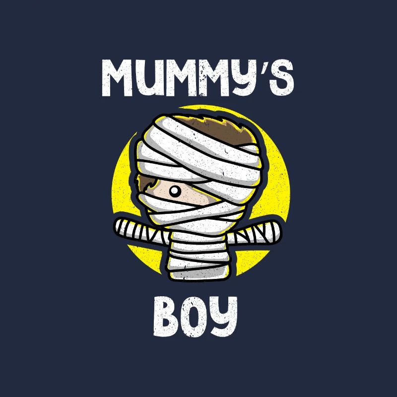 Muttersöhnchen Mamas Junge Mumie Gips