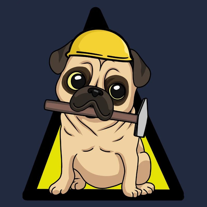 Baustelle Hund Bauherr Handwerk Gewerbe Handwerker