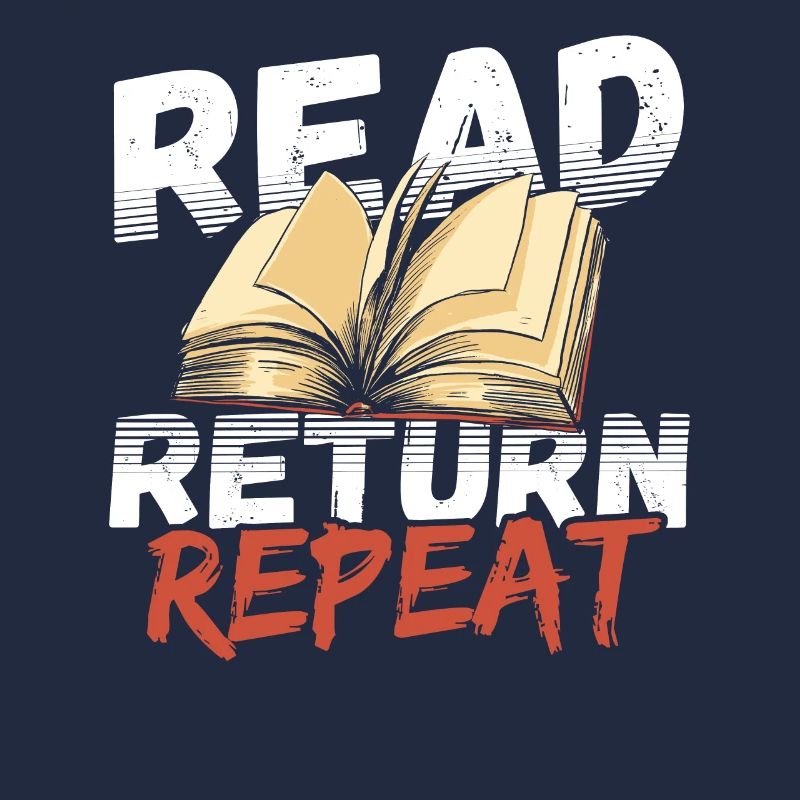 Read Return Repeat Librarian Library Book Lover
