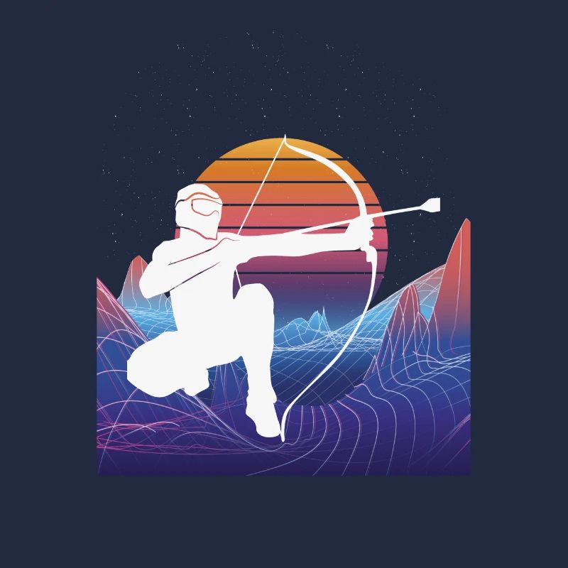 Balise fléchée Vaporwave