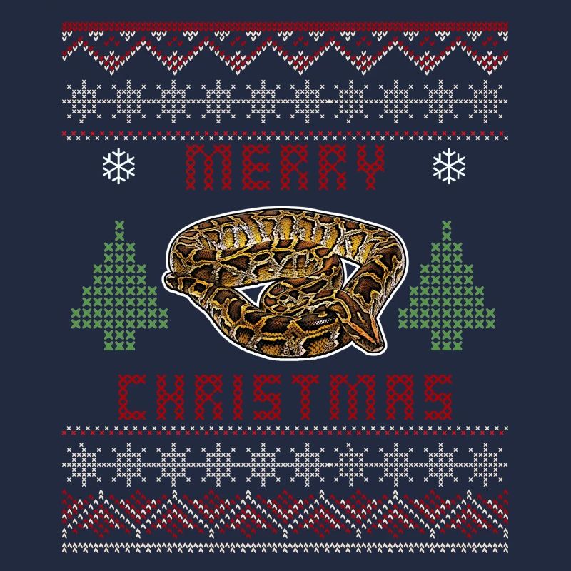 Burmesische Python Weihnachten