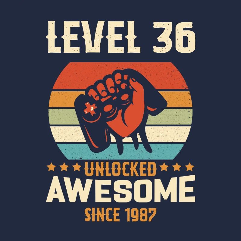 Level 36 complete 1987 Birthday Gift
