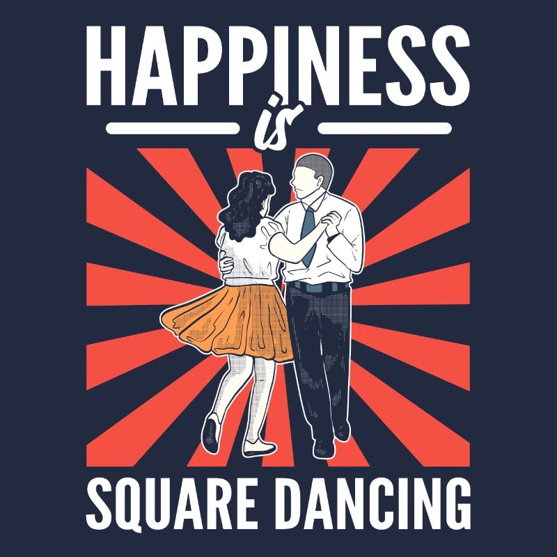 Glück ist Square Dancing Square Dance Square