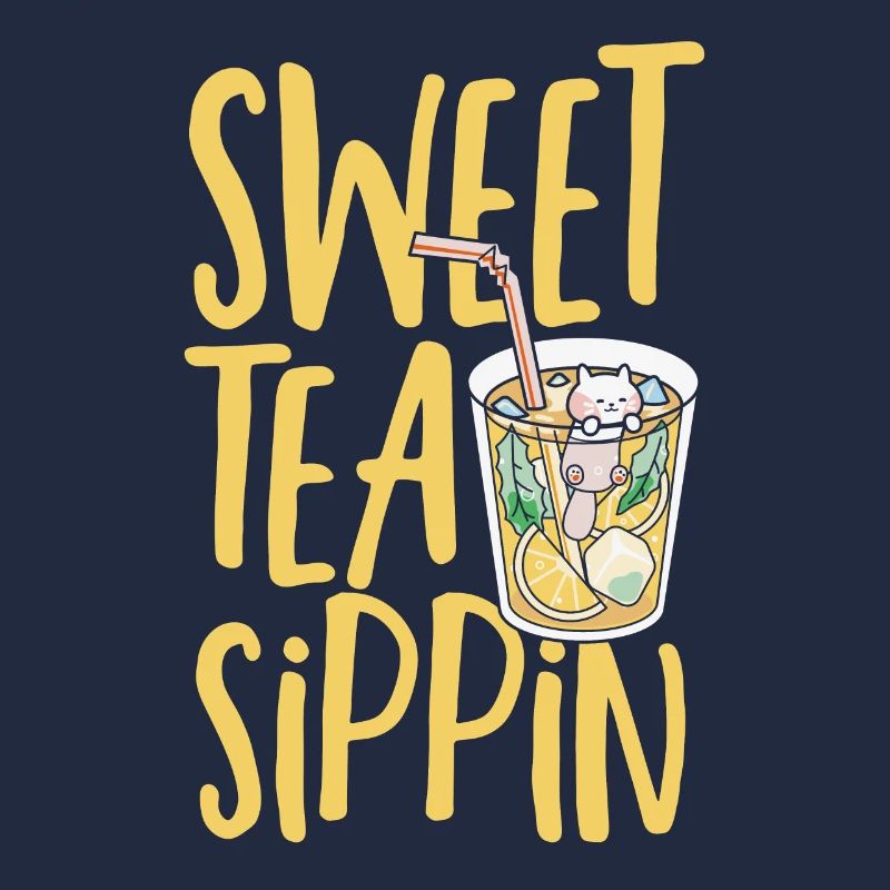 Süßer Tee Sippin Eistee Getränk Eistee