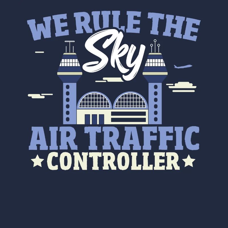 Tower Control Landebahn Flugzeug Fluglotse Kostüm
