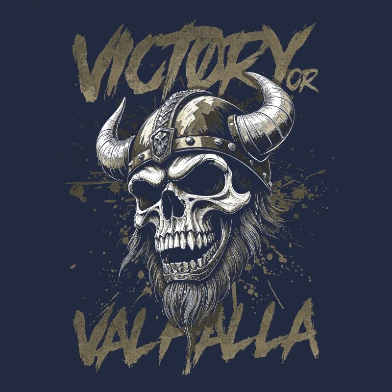Nordischer Wikingersieg oder Walhalla