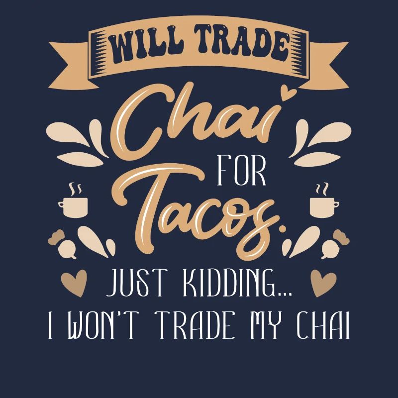 Chai Latte Tee trinken Teetrinker