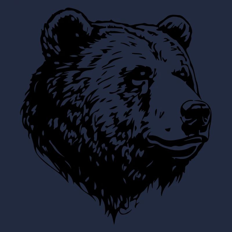 Bear Grizzly Head