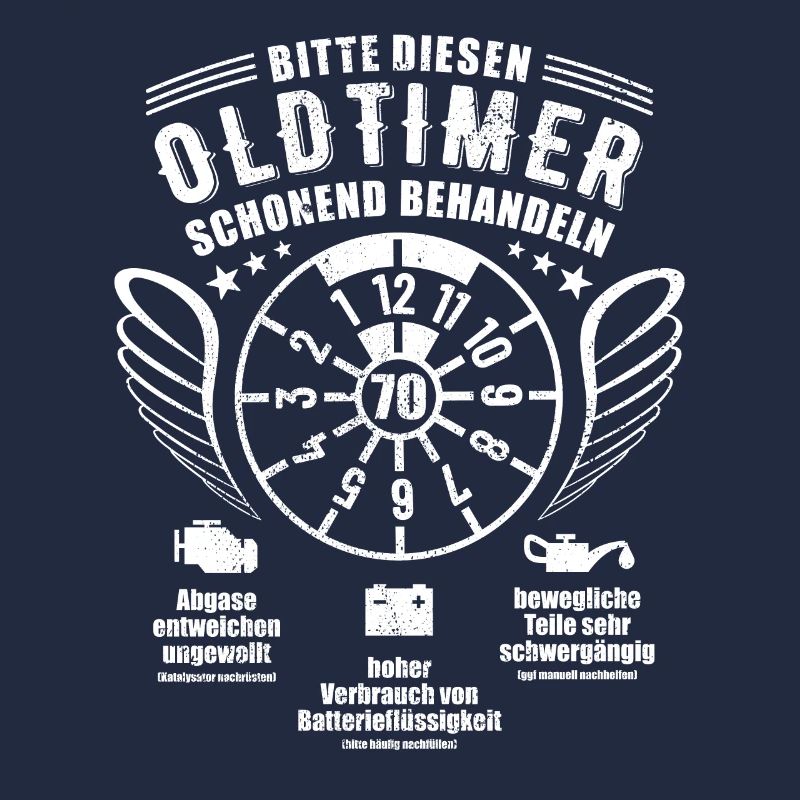 Oldtimer schonend behandeln - 70. Geburtstag