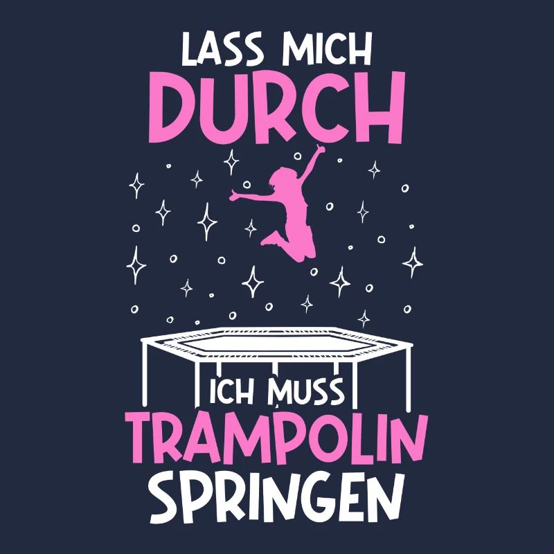 Lass mich durch Trampolinspringer Trampolin
