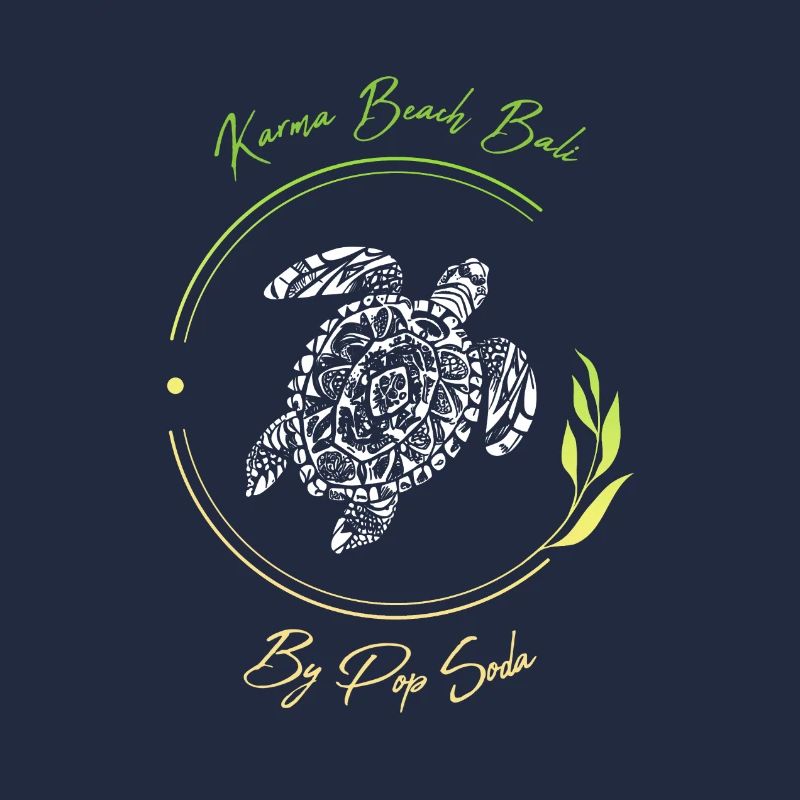 Turtle Karma Beach vert citron