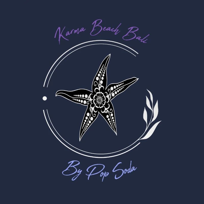 Karma Beach Seestern lila blau