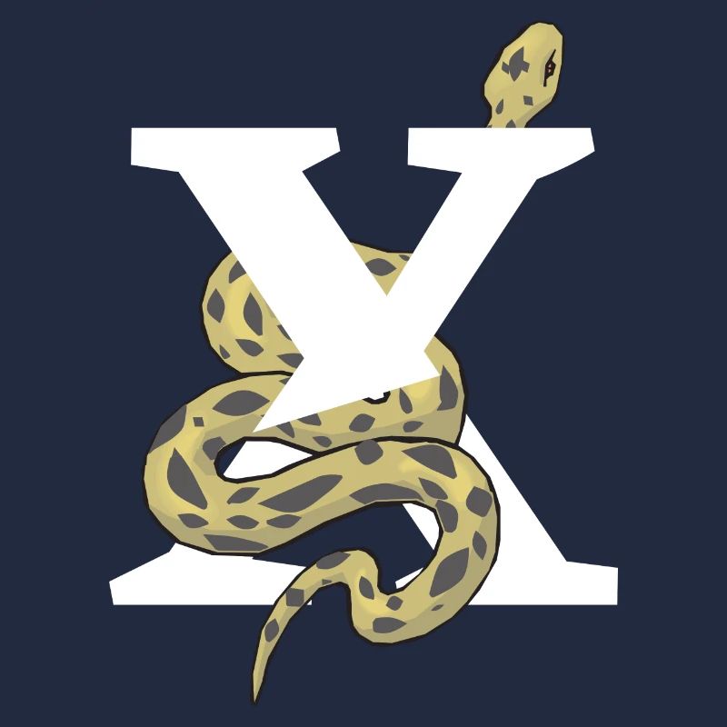 Lettre x serpent