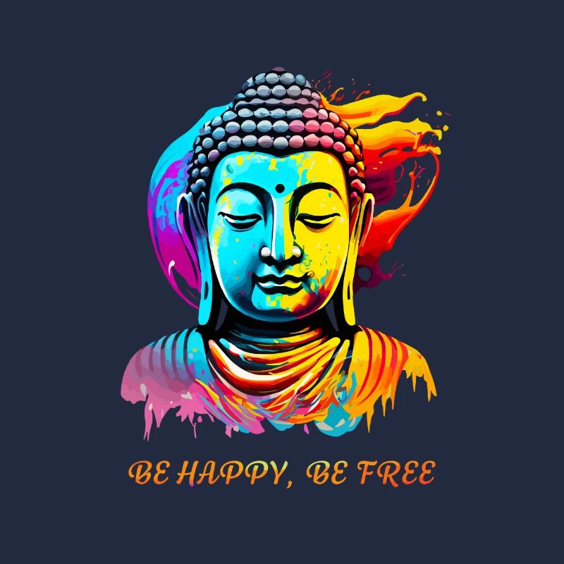 Buddha. Sei glücklich, sei frei