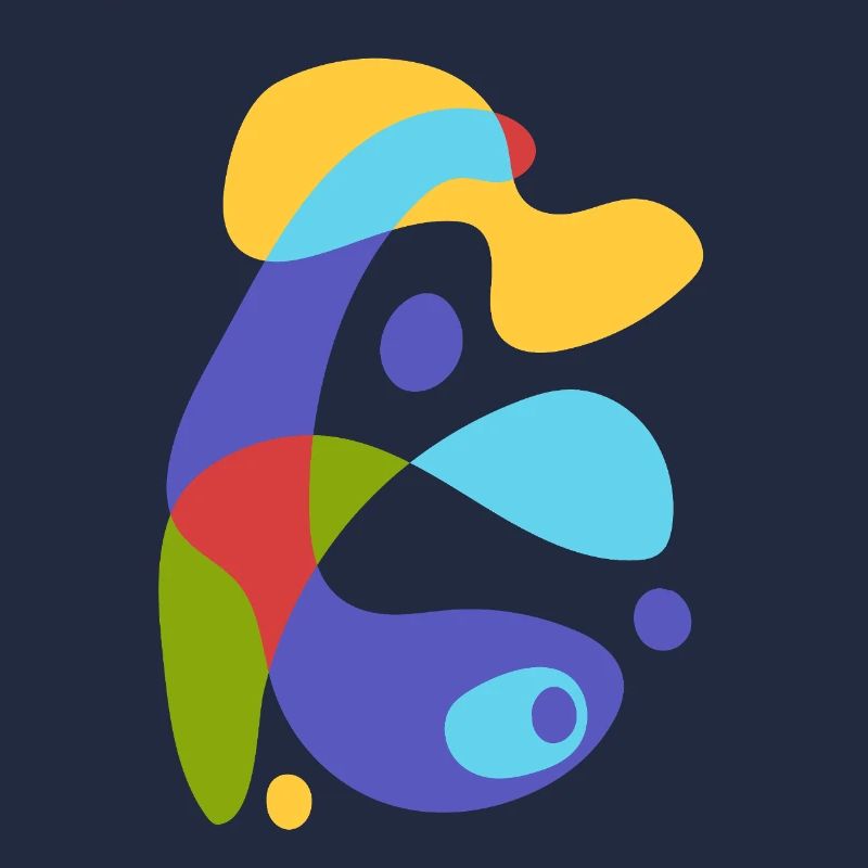 vintage abstract creature