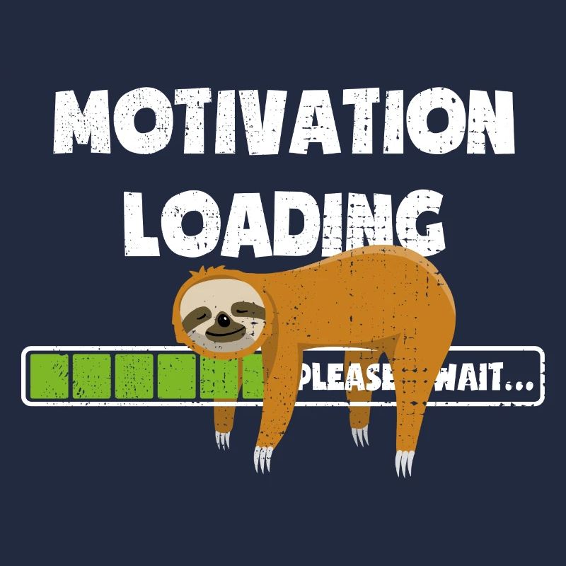 Faultier - Motivation wird geladen - bitte warten