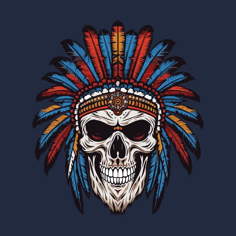 Crâne de chef indien Apache
