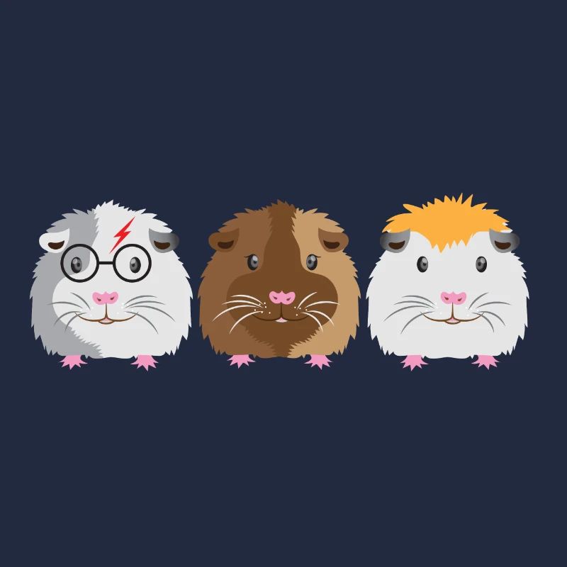 Trois petits cochons d'Inde