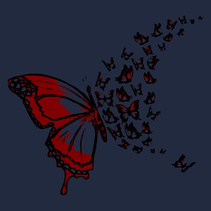 Essaim de papillons