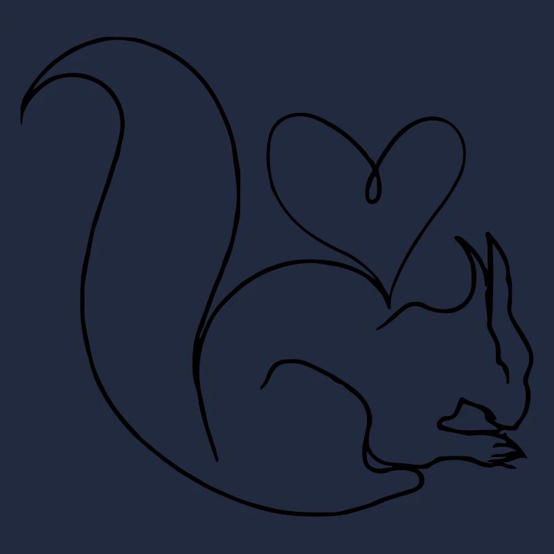 Eichhörnchen Herz