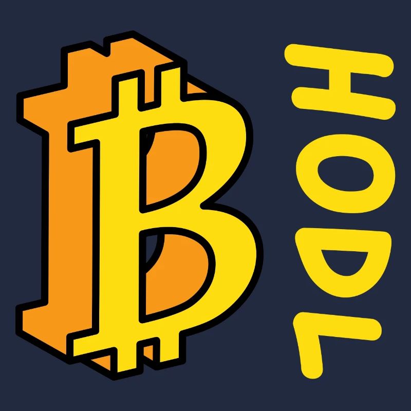 Bitcoin BTC HODL Comics Stil