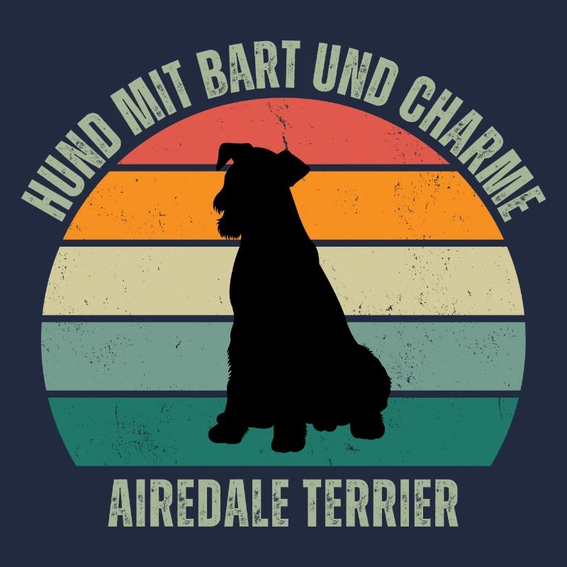 Hund mit Bart und Charme, AiredaleTerrier