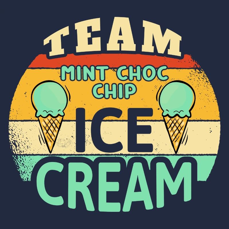 Team Mint Choc Eiswaffel Eiscreme Eis