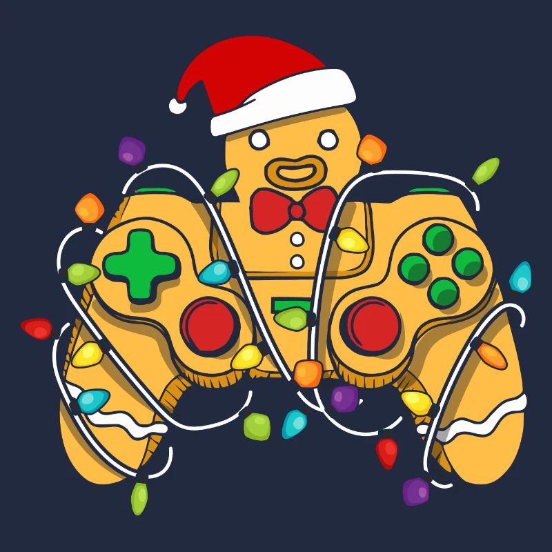 Christmas Gaming Controller Gingerbread