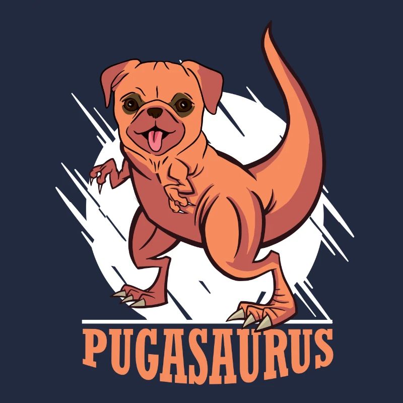 geschenkidee - pugasaurus