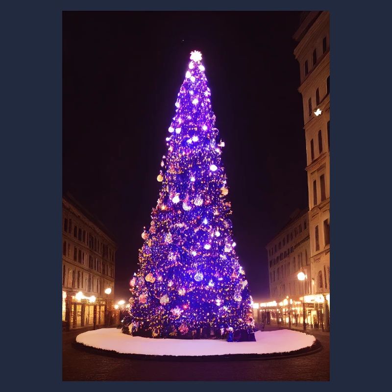 Purple Christmas Tree