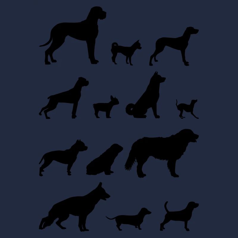 Silhouette de chien 1