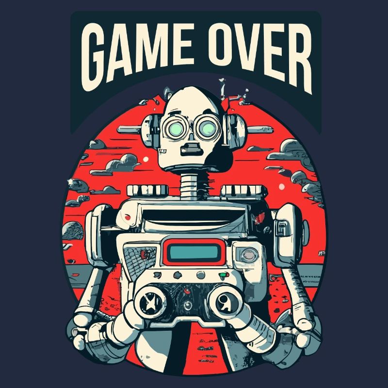 Robot game over