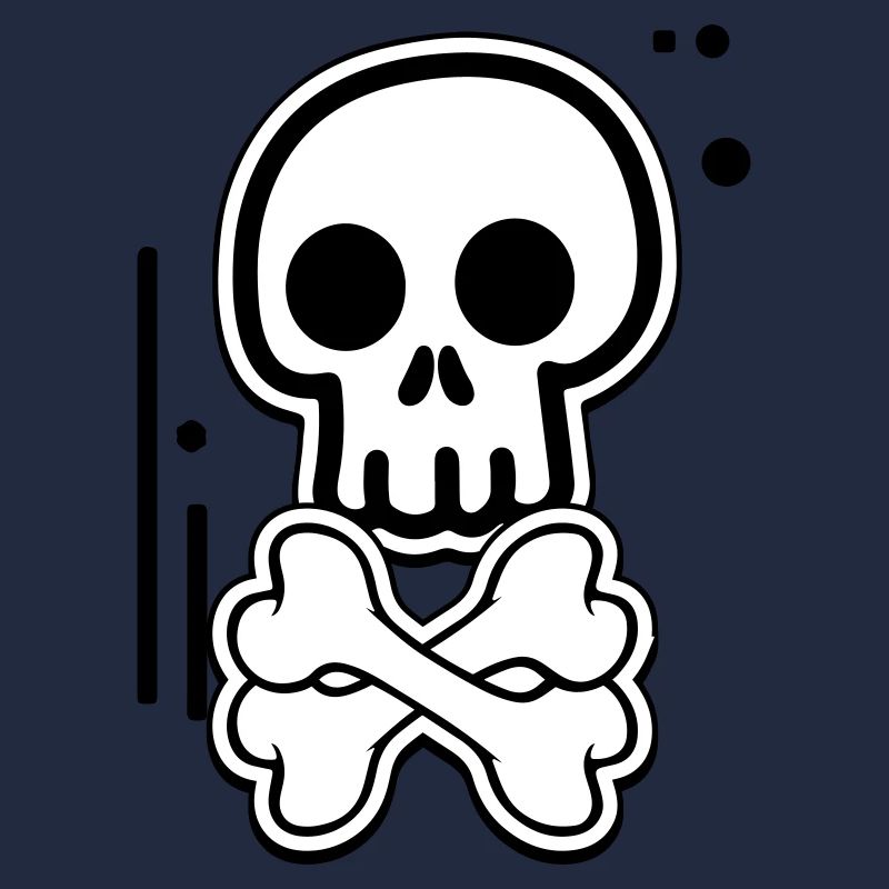 Comic Pirate Skull