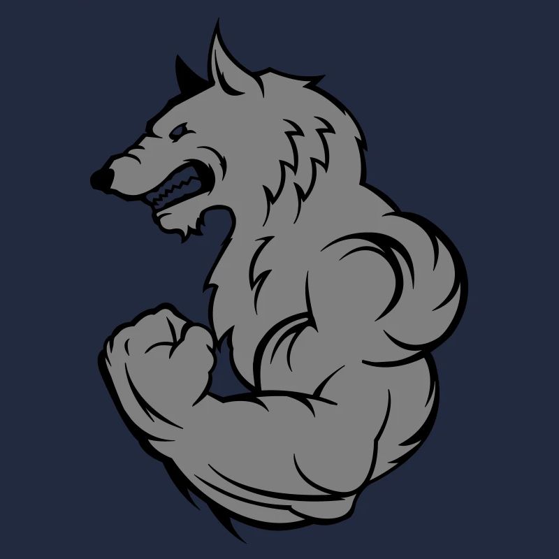 strong wolf