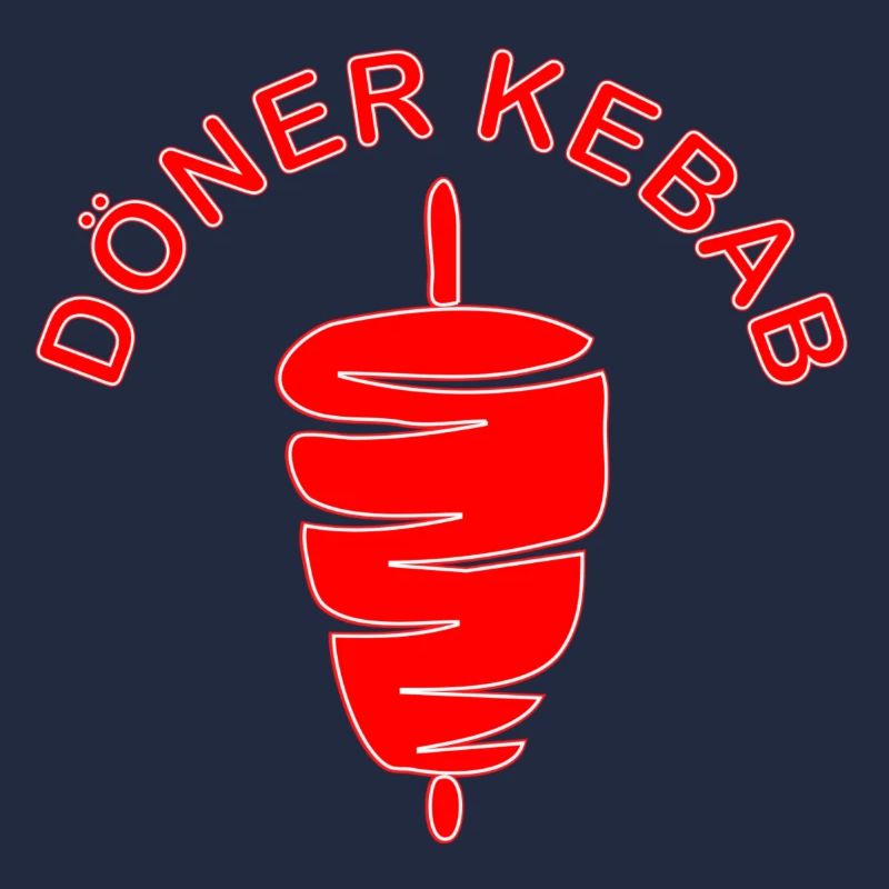 Döner Kebab mit Spieß
