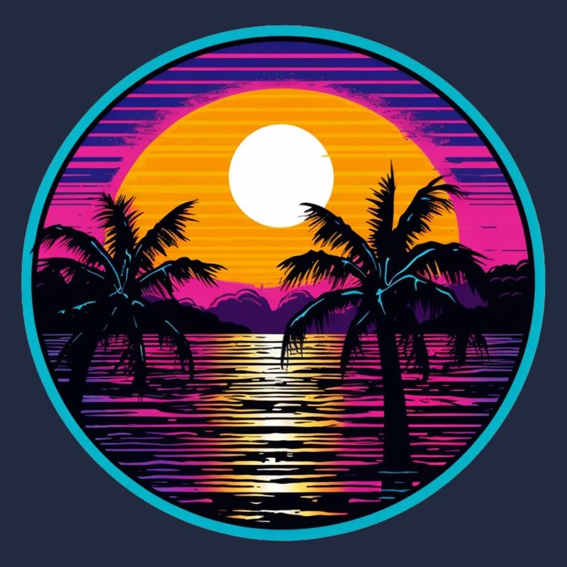 Synthwave Ocean