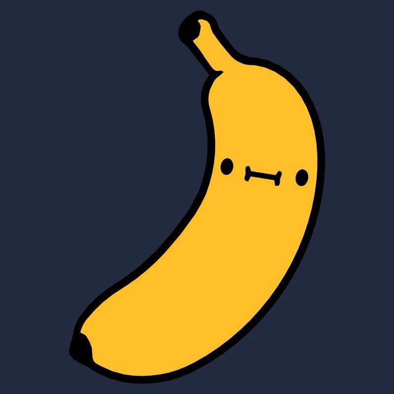 kleine suesse banane mit