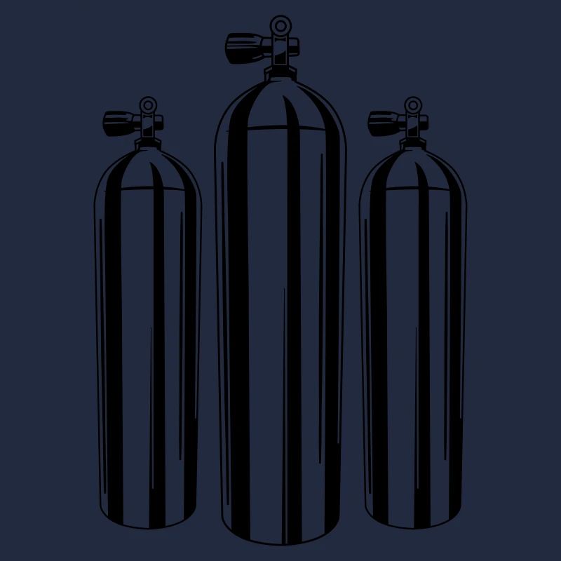 symbole de bouteille de plongée