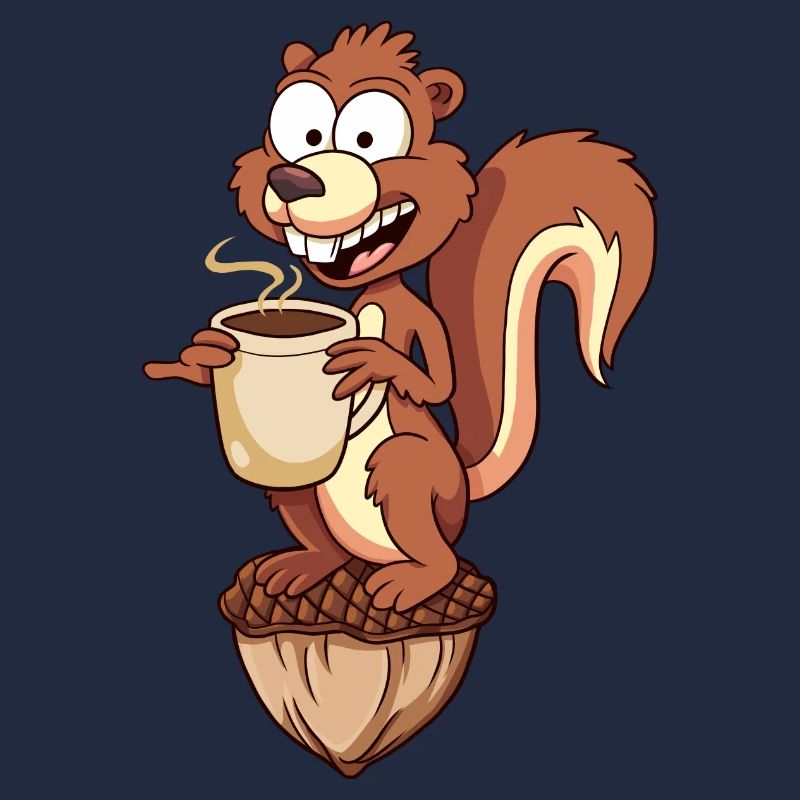 Benno the Squirrel (mit Eichel)