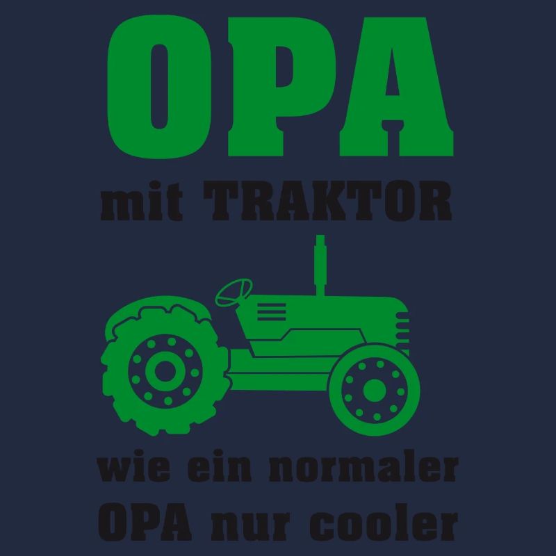 Opa mit Traktor